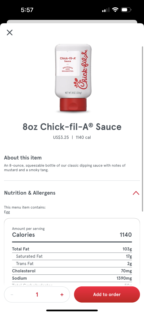 Chick – Fil – A Sauce