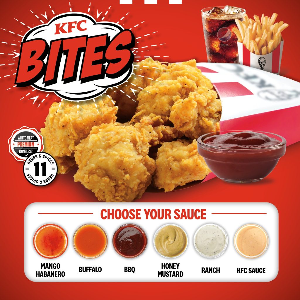 KFC Sauces List