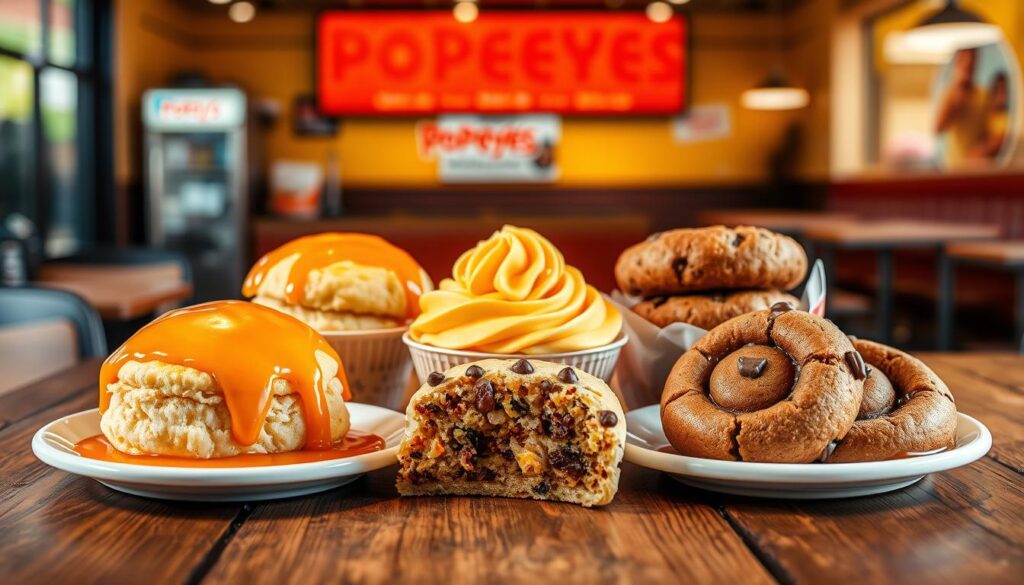 Popeyes dessert menu